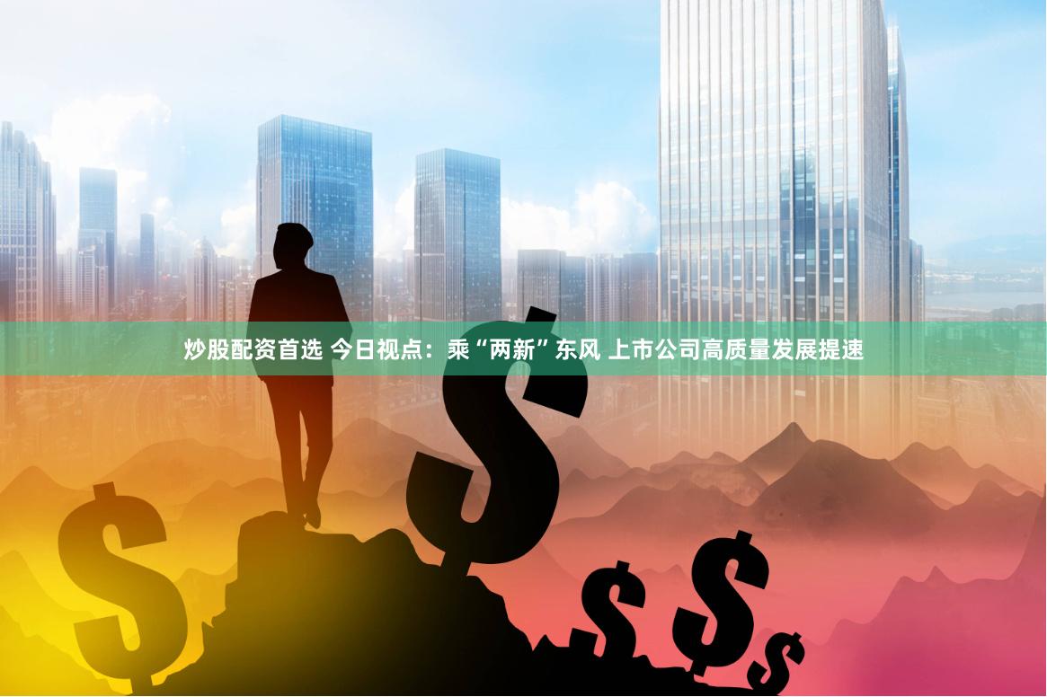 炒股配资首选 今日视点：乘“两新”东风 上市公司高质量发展提速